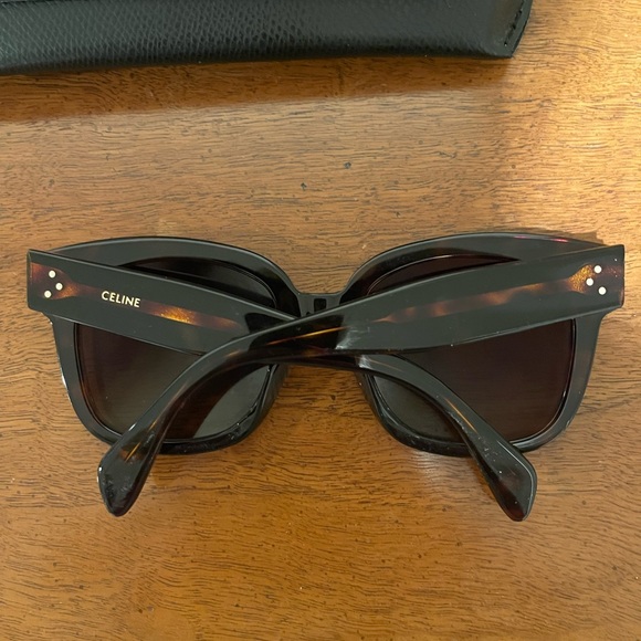 Celine Studded Acetate Sunglasses Tortoiseshell - Picture 8 of 11